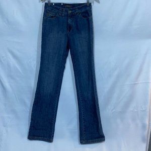 PZI Jeans Womens Blue Regular Straight Leg Stretch Casual Denim Jeans Size 32